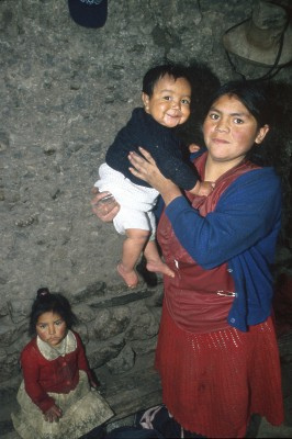 Woman and children. Chachapoyas, Peru